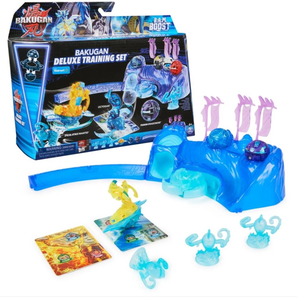 NEW Bakugan Deluxe Training Playset with Special Attack Mantid, Dragonoid